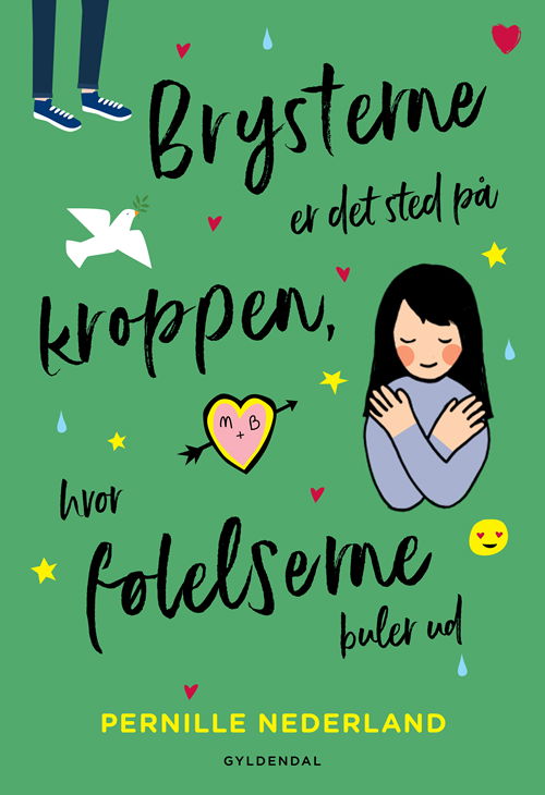 Cover for Pernille Nederland · Brysterne er det sted på kroppen, hvor følelserne buler ud (Sewn Spine Book) [1.º edición] (2020)