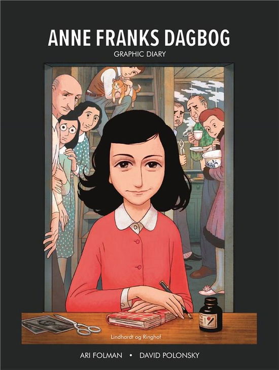 Cover for Anne Frank · Anne Franks Dagbog graphic novel (Bound Book) [1er édition] (2019)