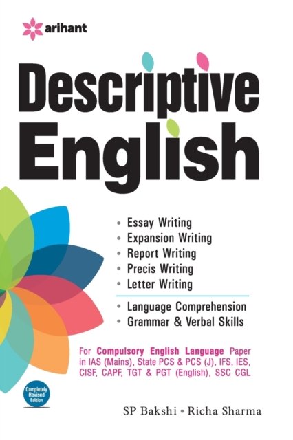 Cover for Sp Bakshi · Descriptive General English (Paperback Bog) (2016)