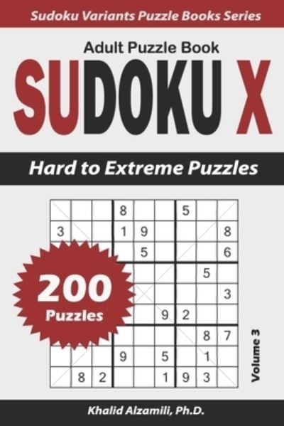 Cover for Khalid Alzamili · Sudoku X Adult Puzzle Book (Paperback Book) (2021)