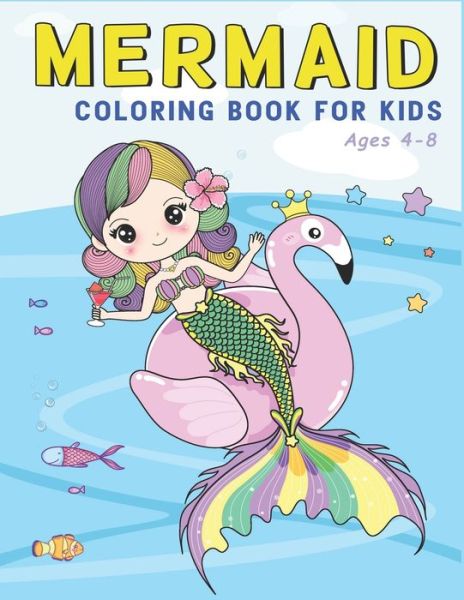 Cover for Happy Kid Crafter · Mermaid Coloring Book for Kids Ages 4-8 (Paperback Book) (2021)