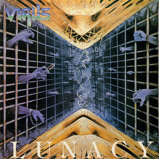 Cover for Virus · The Lunacy (Clear / Blue Splatter Vinyl) (LP) (2022)
