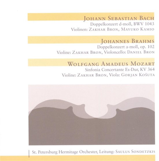 Cover for Zakhar Bron · Brahms / Bach / Mozart (CD) (2011)