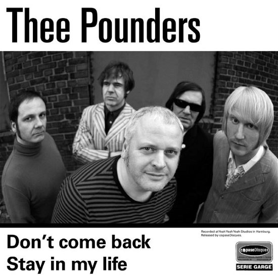 Cover for Thee Pounders · Don't Come Back / Stay In My Life (7&quot;) (2011)