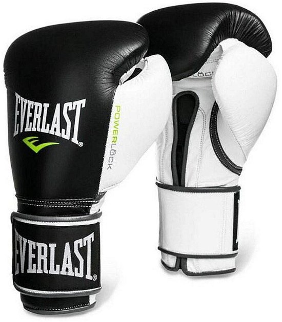 Cover for Everlast · Powerlock Training Gloves Black / grey 14oz (Bekleidung)