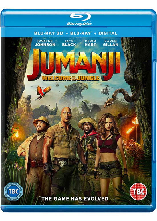 Jumanji Welcome To The Jungle 3D+2D - Jumanji - Elokuva - Sony Pictures - 5051124306771 - maanantai 30. huhtikuuta 2018
