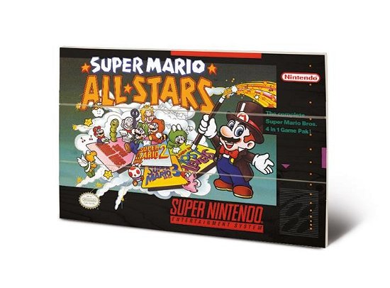 Super Nintendo: All Stars Wood Print - Pyramid - Merchandise -  - 5051265845771 - 31. december 2019