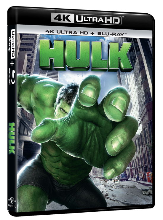 Hulk (Blu-ray 4k Ultra Hd+blu-ray) - Eric Bana,cara Buono,jennifer Connelly,danny Elfman,sam Elliott,josh Lucas,nick Nolte,celia Weston - Films - UNIVERSAL PICTURES - 5053083191771 - 17 juillet 2019