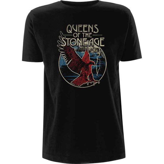 Queens Of The Stone Age Unisex T-Shirt: Eagle - Queens Of The Stone Age - Gadżety -  - 5056012022771 - 