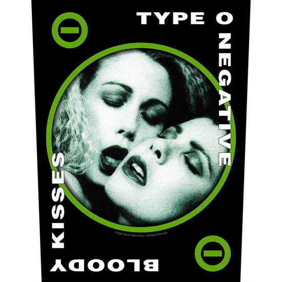 Type O Negative Back Patch: Bloody Kisses - Type O Negative - Marchandise -  - 5056365715771 - 