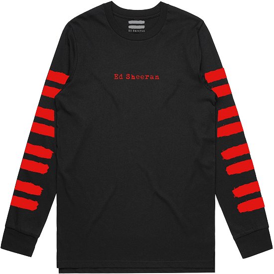 Ed Sheeran Unisex Long Sleeve T-Shirt: Equals (Sleeve Print) - Ed Sheeran - Koopwaar -  - 5056368699771 - 