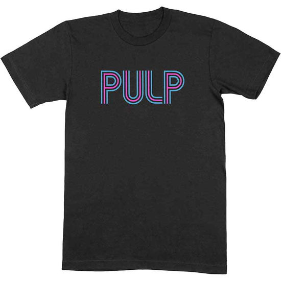 Pulp Unisex T-Shirt: Intro Logo - Pulp - Merchandise -  - 5056561029771 - 