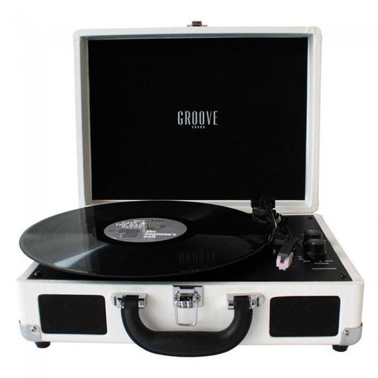 Groove Sound: White - Portable Record Player - Produtos -  - 5705535052771 - 9 de fevereiro de 2016