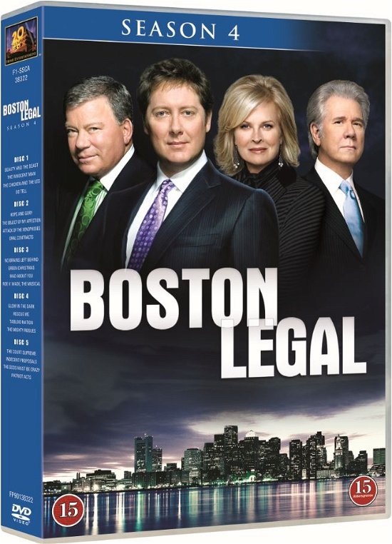 Cover for Boston Legal · Boston Legal - Season 4 (DVD) (2016)