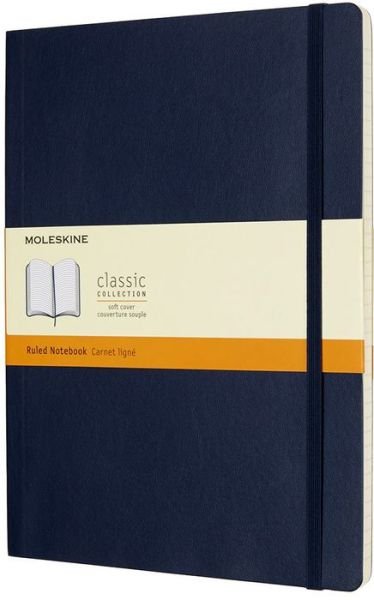 Cover for Moleskine · Moleskine Sapphire Blue Extra Large Ruled Notebook Soft (Pocketbok)