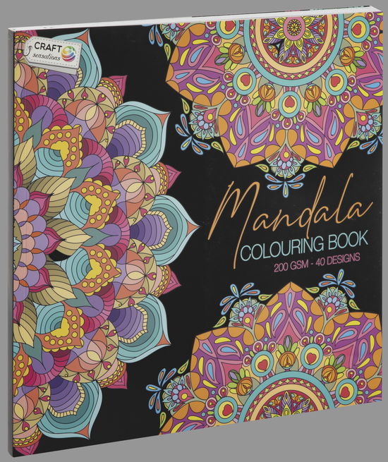 KREA: Malebog Mandalas - 40 ark, 200 gram, orange (Sewn Spine Book) [1e uitgave] (2024)