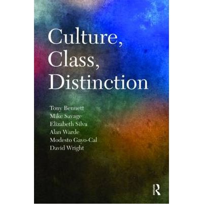 Cover for Tony Bennett · Culture, Class, Distinction - CRESC (Paperback Book) (2009)