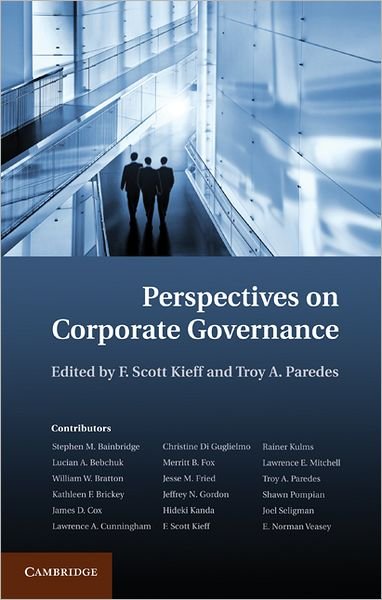 Cover for F Scott Kieff · Perspectives on Corporate Governance (Hardcover bog) (2010)
