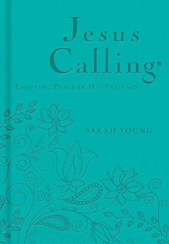 Cover for Sarah Young · Jesus Calling, Teal Leathersoft, with Scripture References: Enjoying Peace in His Presence (a 365-Day Devotional) - Jesus Calling® (Læderbog) [De Luxe edition] (2014)