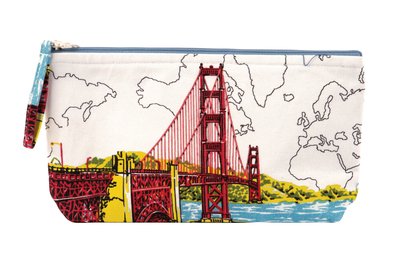 Cover for Galison · San Francisco Golden Gate Handmade Pouch (MERCH) (2015)
