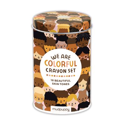 Cover for Mudpuppy · We are Colorful Skin Tone Crayon Set (ACCESSORY) (2022)