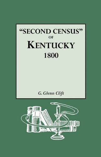 Cover for G. Glenn Clift · Second Census of Kentucky, 1800. a Privately Compiled and Published Enumeration of Tax Payers Appearing in the 79 Manuscript Volumes Extant of Tax Lis (Paperback Book) (2010)