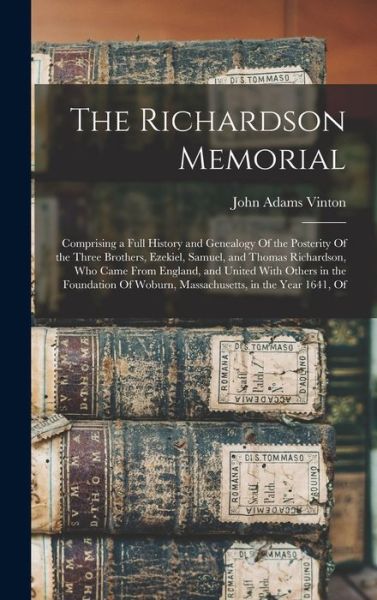 Cover for John Adams Vinton · Richardson Memorial (Book) (2022)