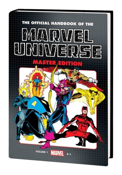 Cover for Len Kaminski · Official Handbook of The Marvel Universe: Master Edition Omnibus Vol. 1 (Hardcover Book) (2024)