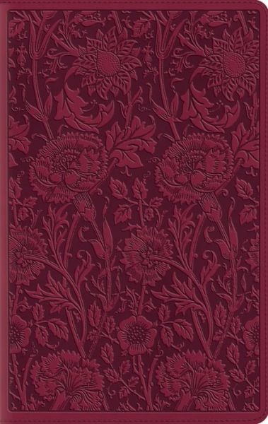 Cover for Crossway Bibles · ESV Large Print Compact Bible (Leather Book) [Berry Imitation] (2015)