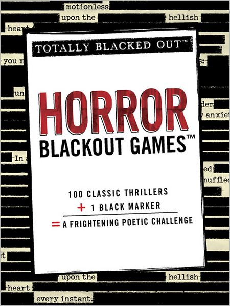 Cover for Adams Media · Horror Blackout Games - Totally Blacked Out (Paperback Book) (2012)