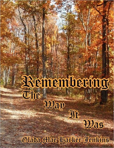 Cover for Glada Mae Barker Jenkins · Remembering the Way It Was (Taschenbuch) (2010)