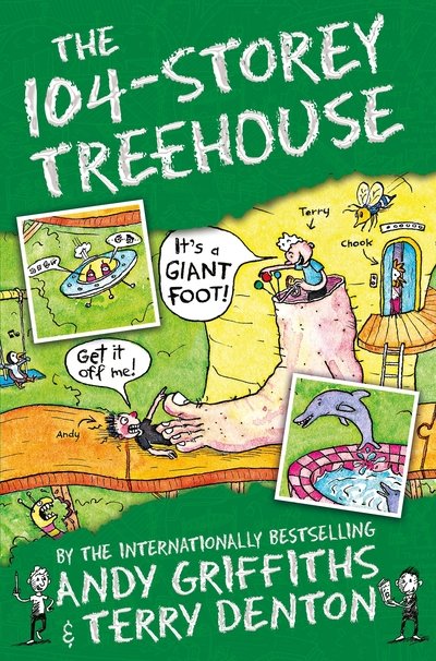 Cover for Andy Griffiths · The 104-Storey Treehouse - The Treehouse Series (Paperback Bog) (2018)