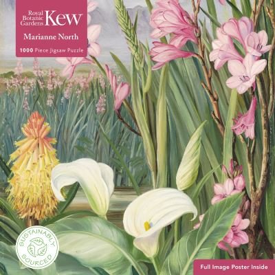 Adult Sustainable Jigsaw Puzzle Kew Gardens: Marianne North: Beauties of the Swamps at Tulbagh: 1000-pieces. Ethical, Sustainable, Earth-friendly - 1000-piece Sustainable Jigsaws (SPIL) (2023)