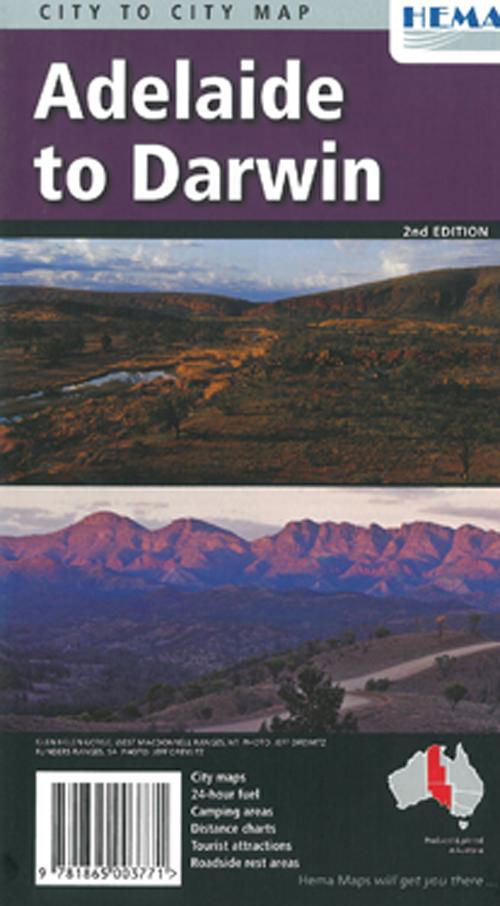 Cover for Hema Maps · Hema Maps: Adelaide to Darwin City (Print) [2. wydanie] (2011)