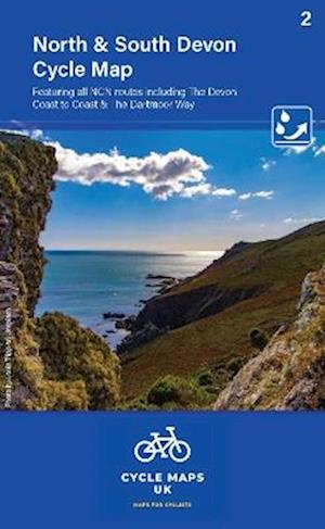 North and South Devon Cycle Map 2: Including the Devon Coast to coast and The Dartmoor Way -  - Books - Cordee - 9781904207771 - September 1, 2023