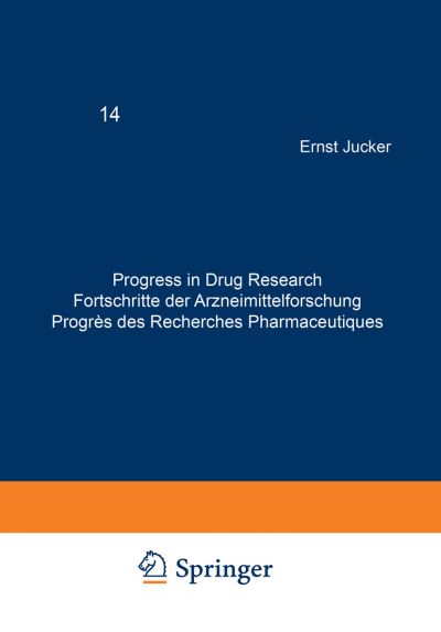 Cover for Jucker · Progress in Drug Research / Fortschritte der Arzneimittelforschung / Progres des recherches pharmaceutiques - Progress in Drug Research (Paperback Book) [Softcover reprint of the original 1st ed. 1970 edition] (2012)