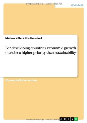 Cover for Kühn · For developing countries economic (Bog) [German edition] (2010)