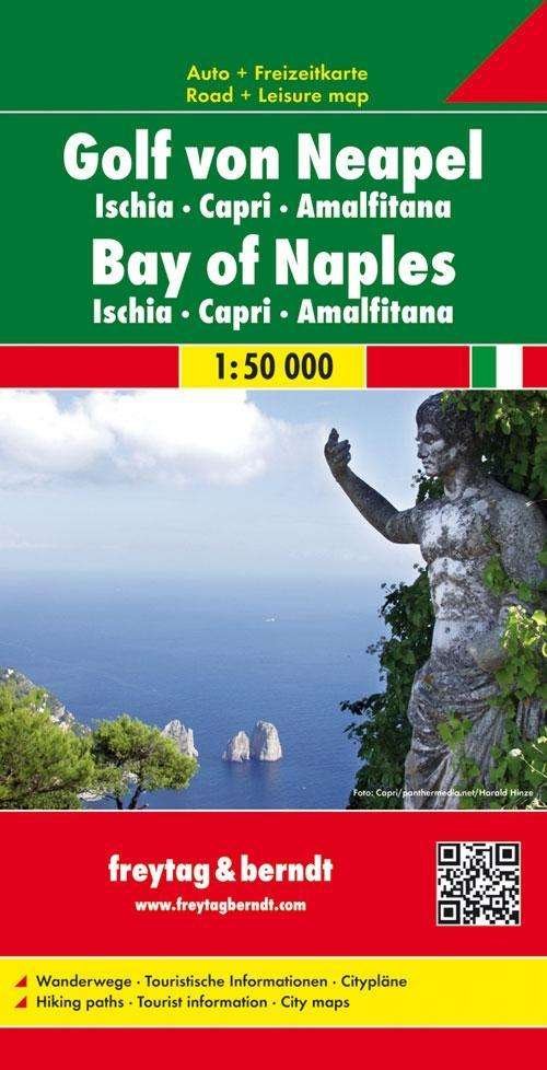 Cover for Freytag &amp; Berndt · Bay of Naples - Ischia - Capri - Amalfitana Road Map 1:50 000 (Kort) (2017)