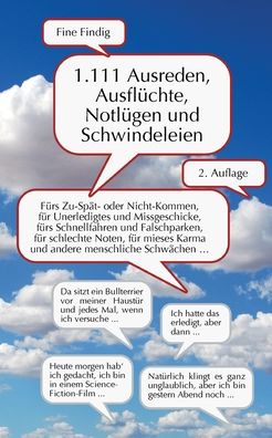 Cover for Fine Findig · 1.111 Ausreden, Ausfluchte, Notlugen und Schwindeleien (Paperback Book) (2022)