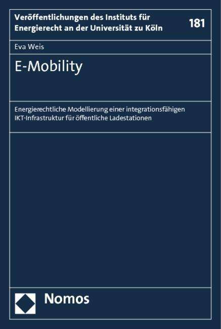 Cover for Weis · E-Mobility (Book) (2014)