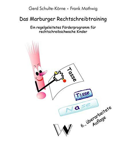 Cover for Schulte-Körne · Das Marburger Rechtschrei (Book)