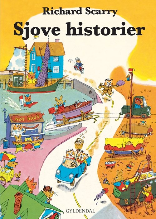 Cover for Richard Scarry · Mini billedbøger: Sjove historier (Sewn Spine Book) [1e uitgave] (2010)