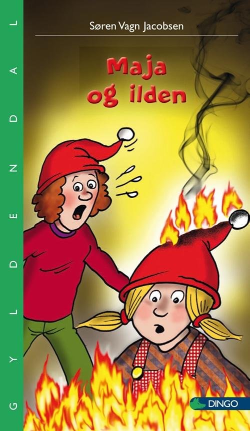 Cover for Søren Vagn Jacobsen · Dingo. Grøn** Primært for 1.-2. skoleår: Maja og ilden (Hæftet bog) [1. udgave] (2015)