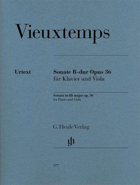 Cover for Vieuxtemps · Sonate B-dur Opus 36 für Kla (Buch) (2018)