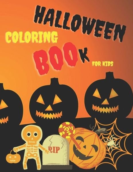 Cover for Workgirl Publishing · Halloween Coloring Book For Kids (Paperback Bog) (2020)