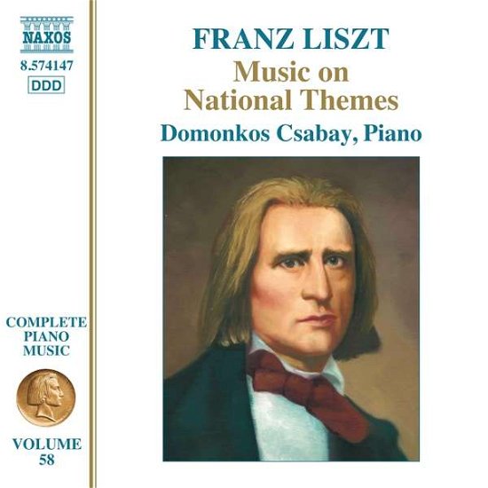 Liszt: Complete Piano Music Vol.58 - Domonkos Csabay - Muziek - NAXOS - 0747313414772 - 7 mei 2021
