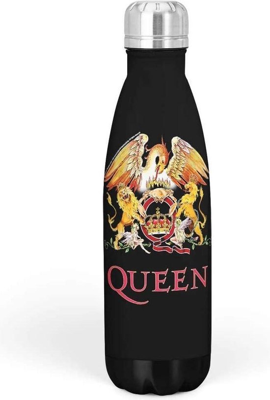 Cover for Queen · Queen Classic Crest (Metal Drink Bottle) (Mugg) (2020)