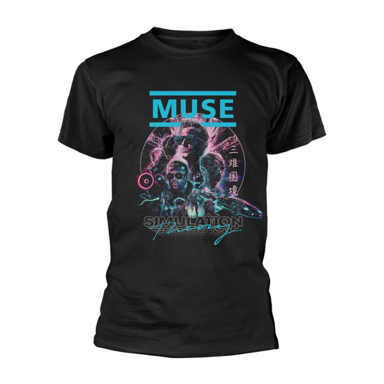Cover for Muse · Simulation Theory (T-shirt) [size M] [Black edition] (2021)