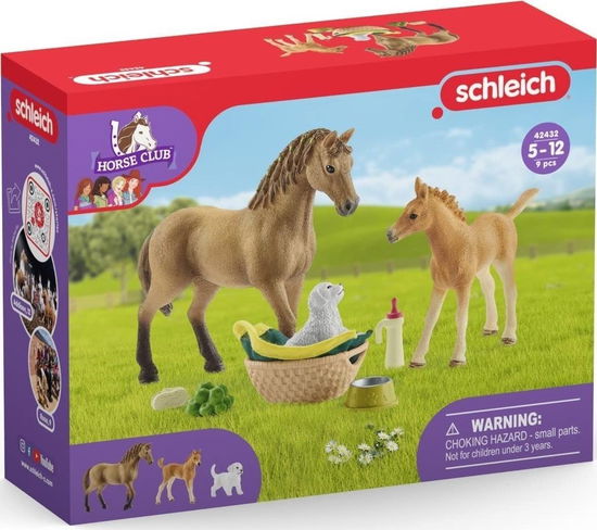 Horse Club Sarahs Tierbaby-Pflege - Schleich: Horse Club - Produtos - Schleich - 4059433572772 -