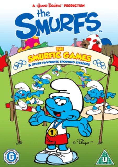Cover for The Smurfs  the Smurfic Games and Other Favourite Sporting Episodes DVD D... · The Smurfs - The Smurfic Games (DVD) (2012)